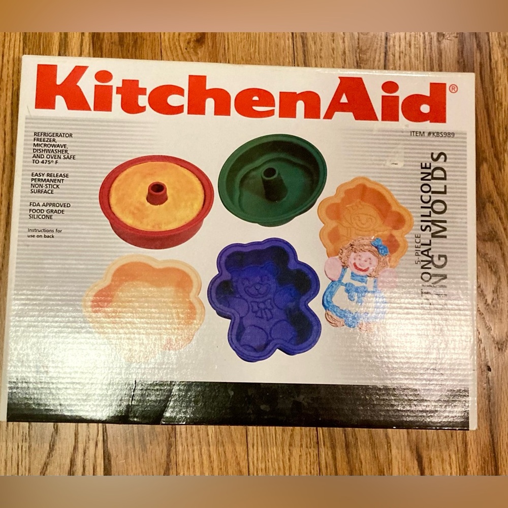 Kitchen Aid Silicone Molds - set of 5 NIB